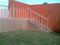 New Decking & fence constructed by HMC Joiners, Builders, Fencing and Decking Services, Belfast, Northern Ireland